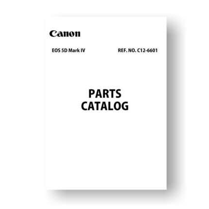 14-page PDF 5.37 MB download for the Canon C12-6601 Parts Catalog | EOS 5D Mark IV