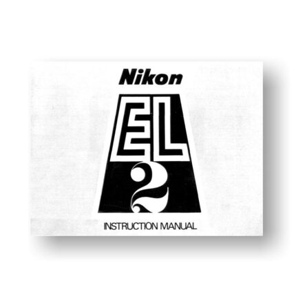 Nikon EL 2 Owners Manual Download