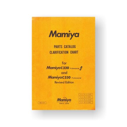 Mamiya C330 Professional-F Parts List | Download