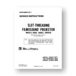 Bell & Howell 1680G Service Manual Parts List | 1680GS | 1680GSA