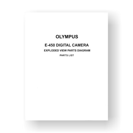 Olympus E-450 Exploded Views Parts List | Digital SLR Camera