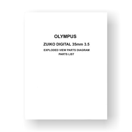 Olympus Zuiko-Digital 35mm-3.5 Exploded Views Parts List | Olympus Lenses