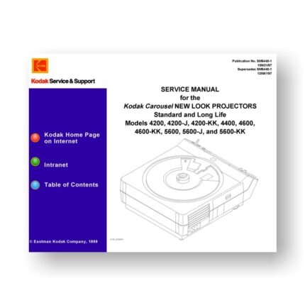 Kodak New-Series Carousel Service | 4200 | 4200-J | 4200-KK | 4400 | 4600 | 4600-KK | 5600 | 5600-J | 5600-KK