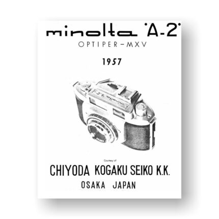 Minolta A2 Exploded View
