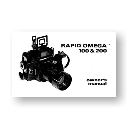 Rapid-Omega 100 200 Owner's Manual