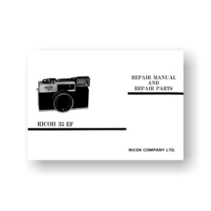 Ricoh 35 EF Repair Manual Parts List
