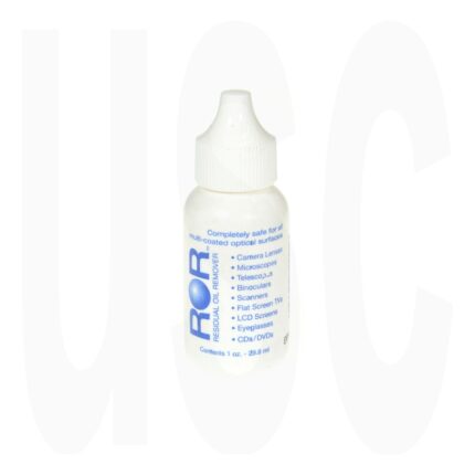 ROR - World's Best Lens Cleaner | ROR = Residual. Oil. Remover.
