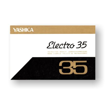 Yashica Electro 35 Instruction Bookle
